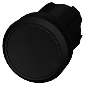Black Plastic Flat Button 3SU1000-0AB10-0AA0 SIRIUS ACT Pushbutton with Unlighted