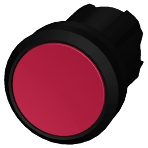 Red Flat Button 3SU1000-0AB20-0AA0 SIRIUS ACT Pushbutton with Plastic Unlighted Button