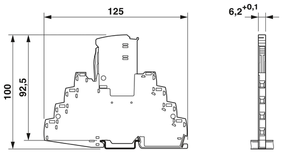 24V TTC-6P-4-24DC-PT-I Phoenix Contact Surge Protector with 2.5 Nominal Discharge Current