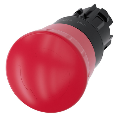 40mm Plastic SIRIUS ACT Mushroom Pushbutton Unlighted Emergency Stop Push Trigger Action