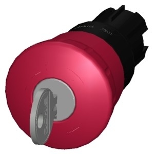 3SU1000-1HF20-0AA0 SIRIUS ACT Mushroom Pushbutton with 40mm Size and Plastic Material
