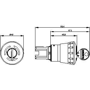 3SU1000-1HF20-0AA0 SIRIUS ACT Mushroom Pushbutton with 40mm Size and Plastic Material