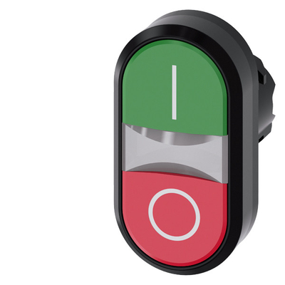 3SU1000-3AB42-0AK0 SIRIUS ACT Twin Pushbutton Plastic Unlighted Flush Momentary Green/Red