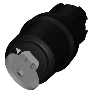 Plastic Key Switch for SIRIUS ACT BKS 3SU1000-5SF01-0AA0 2 Positions 90 Maintained BKS
