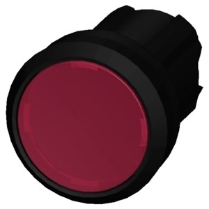 Lighted Red Flat Button 3SU1001-0AB20-0AA0 SIRIUS ACT Pushbutton Plastic Material