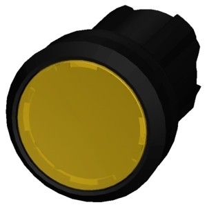 3SU1001-0AB30-0AA0 SIRIUS ACT Pushbutton in Yellow Plastic with Lighted Flat Button