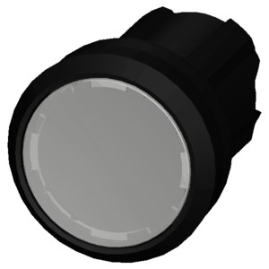 3SU1001-0AB60-0AA0 SIRIUS ACT Pushbutton with White Lighted Flat Button White Plastic