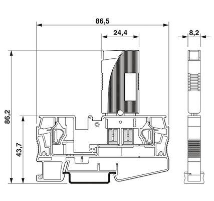 0712259 TCP 4A Thermal Magnetic Device Circuit Breakers for Industrial Applications