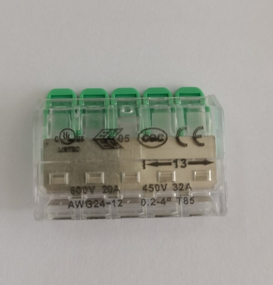UL CE Certified 3 Poles Fast Wire Terminal Connector for Secure Electrical Wiring
