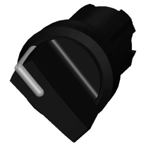 Short Handle 2 Position Maintained Black SIRIUS ACT Selector Switch 3SU1002-2BF10-0AA0