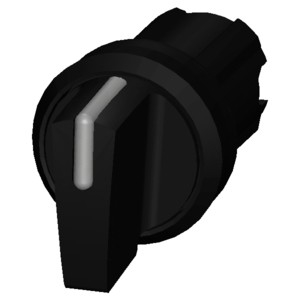 3SU1002-2BL10-0AA0 SIRIUS ACT Selector Switch Black Plastic Short Handle 3 Positions