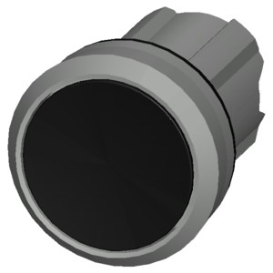 PLC 3SU1050-0AB10-0AA0 Metal Shiny Unlighted Flat Button Black SIRIUS ACT Pushbutton
