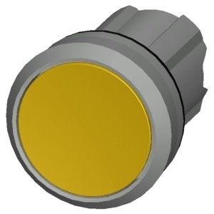 PLC 3SU1050-0AB30-0AA0 Metal Shiny Unlighted Flat Button Yellow SIRIUS ACT Pushbutton