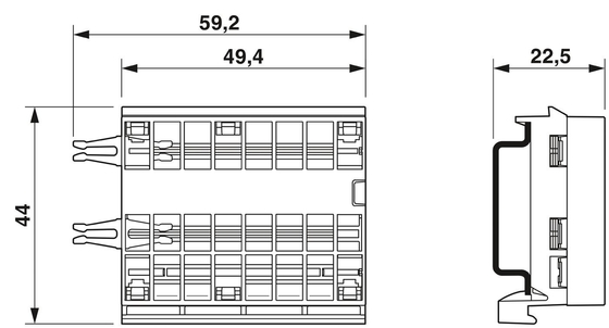 1110990 CAPAROC CR EXT8 Bus Bar for Stable and Smooth Electrical Connections