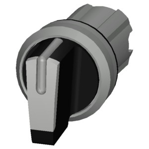 3SU1052-2BM60-0AA0 Metal Shiny Short Handle 3 Positions White SIRIUS ACT Selector Switch