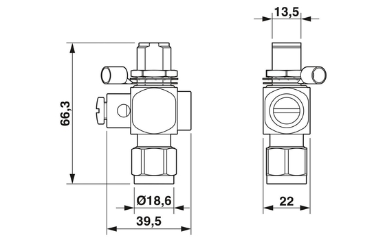 1 Pole CN-LAMBDA/4-5.9-SB Surge Protector with Rated Voltage of 5V DC