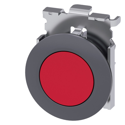 3SU1060-0JB20-0AA0 Metal Matt Pushbutton Unlighted Recessed Mounting Red SIRIUS ACT