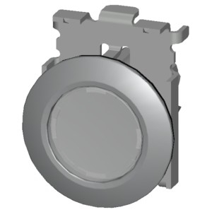 Metal Matt Lighted Flat Button And Bezel Clear SIRIUS ACT Pushbutton Recessed Mounting