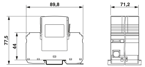 2800184 VAL-MS-T1/T2 335/12.5/3 1 1/2 Class 1/2 Lightning/Surge Protector for 4 Poles
