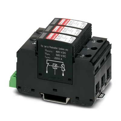 2 Pole 2800627 VAL-MS 1000DC-PV/2 V-FM Type 2 Surge Protector for Top- Performance