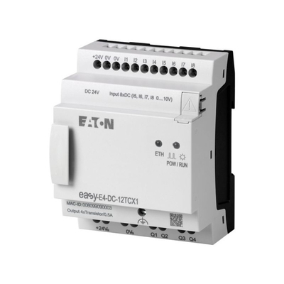 Miniature DI/O Module EASY-E4-UC-8RE1 Power Source 12/24V DC/24V AC 4DI4RO Screw Terminal