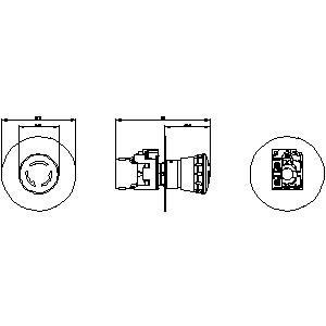 SIRIUS ACT Complete Unit Emergency Stop Pushbutton Twist to Release PLC 3SU1100-1HB20-1CF0