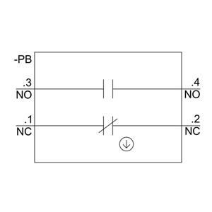 Plastic Short Handle Selector Switch 3SU1100-2BF60-1MA0 for 2 Positions in SIRIUS ACT