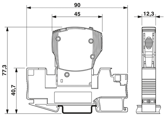 Top-Notch 2800841 CB TM1 6A SFB P Thermal Magnetic Device Circuit Breakers