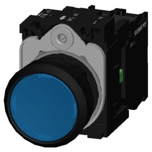 3SU1102-0AB50-1BA0 SIRIUS ACT Complete Unit Pushbutton for Industrial Needs