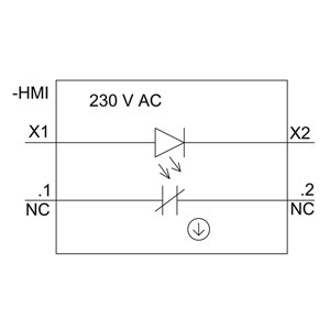 PLC 3SU1106-0AB20-1CA0 SIRIUS ACT Complete Unit Pushbutton Plastic Lighted Momentary