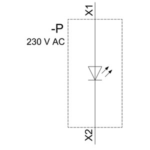 Control with 3SU1106-6AA40-1AA0 SIRIUS ACT Complete Unit Pilot Light