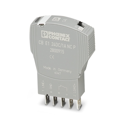 5 Poles Number 2800915 CB E1 24DC/1A NC P Electronic Equipment Circuit Breaker Rated Voltage 24 V DC