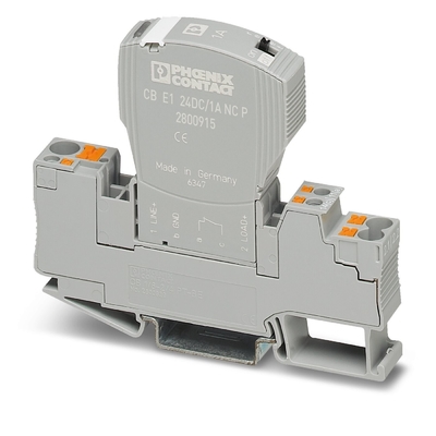 5 Poles Number 2800915 CB E1 24DC/1A NC P Electronic Equipment Circuit Breaker Rated Voltage 24 V DC
