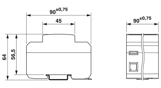 2 Pole 2801299 FLT 25-3S-350 Type 1 2 Combined Surge Protector with 380V Rated Voltage