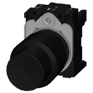 Plastic Unlighted Raised Pushbutton 3SU1200-0FB10-0AA0 for SIRIUS ACT Compact Unit