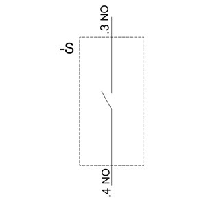 3SU1400-1AA10-1LA0 SIRIUS ACT Contact Module with Front Mounting and 1NO Screw Terminal