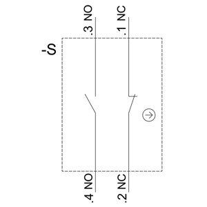 Front Mounting 1NO1NC PLC 3SU1400-1AA10-3FA0 SIRIUS ACT Contact Module with Terminal