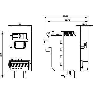 Advanced Technology PLC 3SU1400-1LK10-1AA1 SIRIUS ACT Profinet Interface Module Black