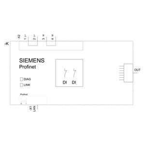 Advanced Technology PLC 3SU1400-1LK10-1AA1 SIRIUS ACT Profinet Interface Module Black