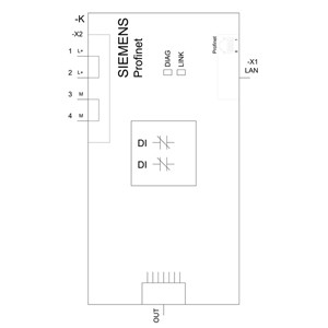 Advanced Technology PLC 3SU1400-1LK10-1AA1 SIRIUS ACT Profinet Interface Module Black