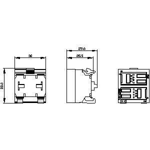 User-Friendly PLC 3SU1400-1MA10-1BA1SIRIUS ACT PROFINET with Terminal module 2DI black