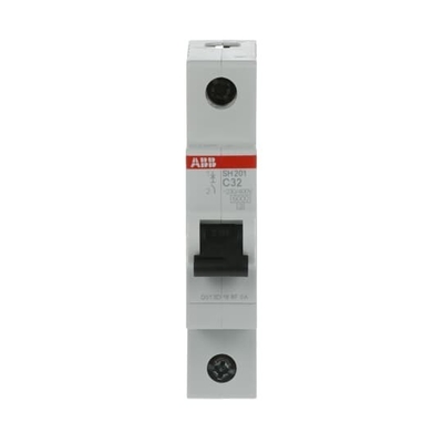 MCB SH201-C32 Miniature Circuit Breaker 1P 32A Suitable for Various Applications