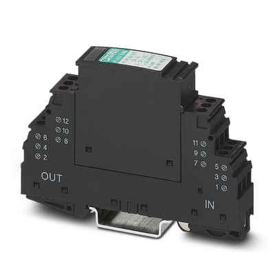2819008 PT PE/S 1X2-24-ST Surge Protector Plug with 2 Poles and Rated Voltage 24 V AC