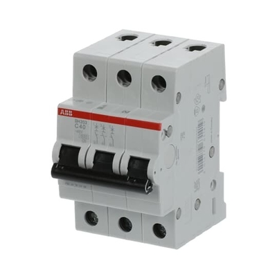 3P Miniature Circuit Breaker SH203-C40 Rated Frequency Hz 50 Rated Voltage 220 40 A