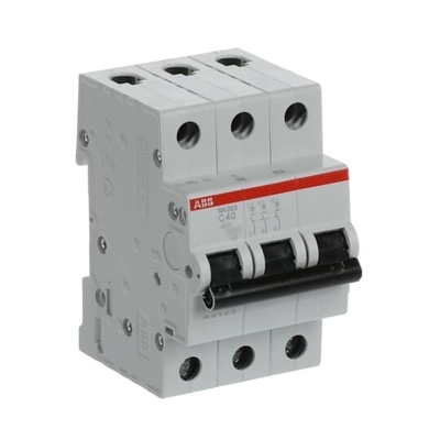 3P Miniature Circuit Breaker SH203-C40 Rated Frequency Hz 50 Rated Voltage 220 40 A
