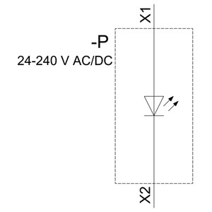 PLC 3SU1401-1BH20-1AA0 SIRIUS ACT LED Module with Screw Terminal Front Mounting Style