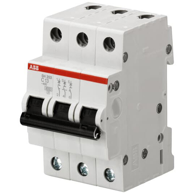 MCB SH203-D4 Miniature Circuit Breaker 3P D 4 A for Power Distribution Systems