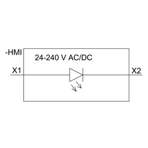 PLC 3SU1401-1BH60-1AA0 SIRIUS ACT LED Module with Front Mounting and Screw Terminal