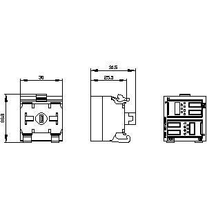 Industrial Automation with PLC 3SU1401-1MC50-1CA1 SIRIUS ACT PROFINET Terminal Module