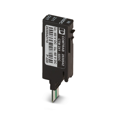 Advanced Technology 2838542 CTM 2X1- 60DC Surge Protector Plug with 1 Pole and 60 V DC